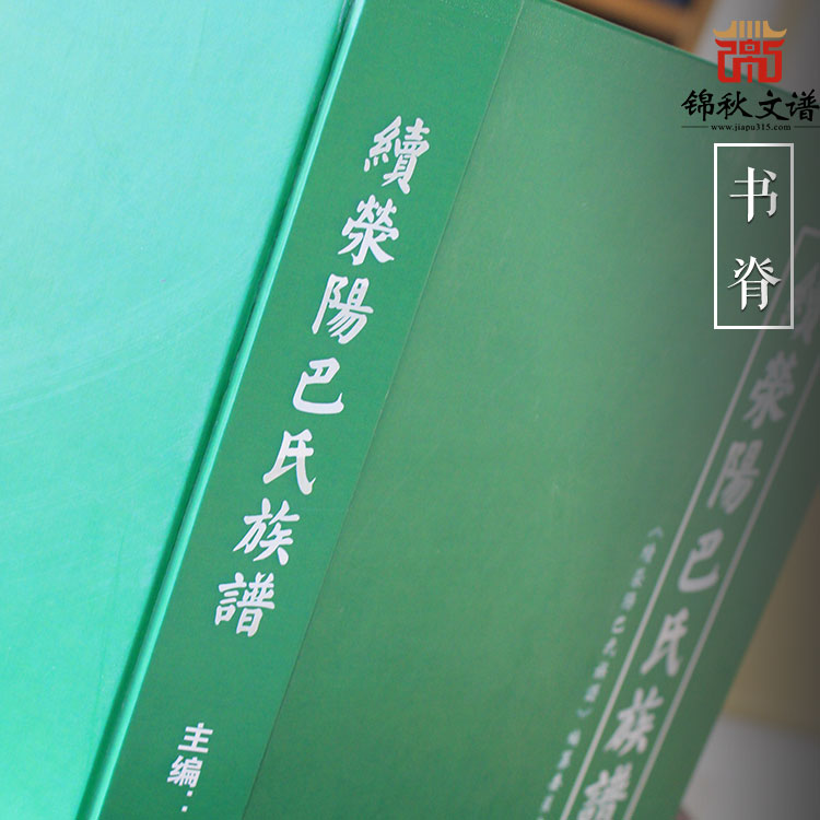 續(xù)滎陽(yáng)巴氏族譜書脊