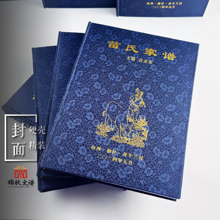 苗氏家譜封面